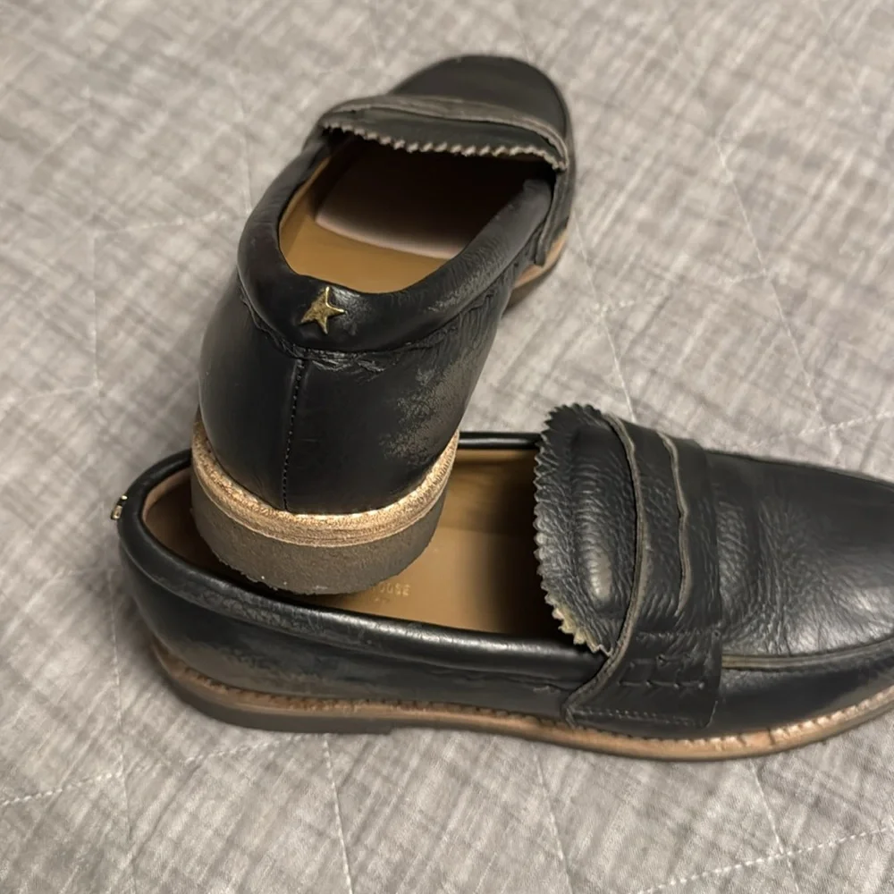 Golden Goose Black Leather Loafers - Picture 3 of 4